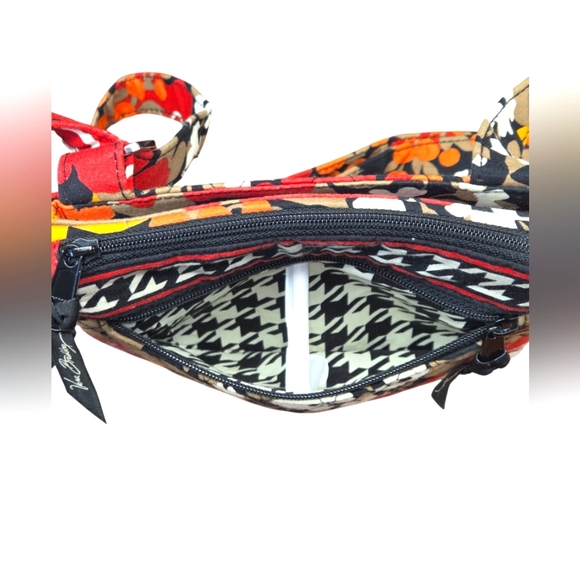 🚫NFS🚫 Gift for (A.G.M) V.Bradley Mustard Yellow, Black, Orange Crossbody Bag - Picture 7 of 10